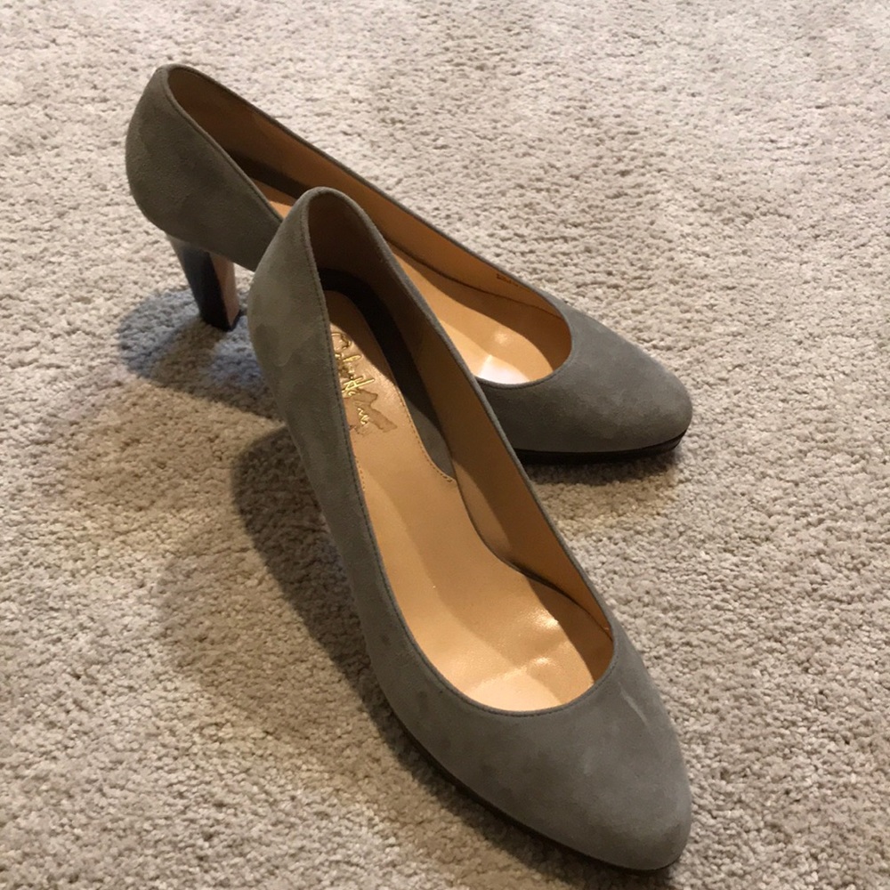 Cole Haan Grey Suede Pumps